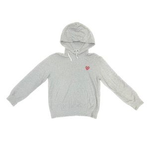 CDG Play Grey Hoodie